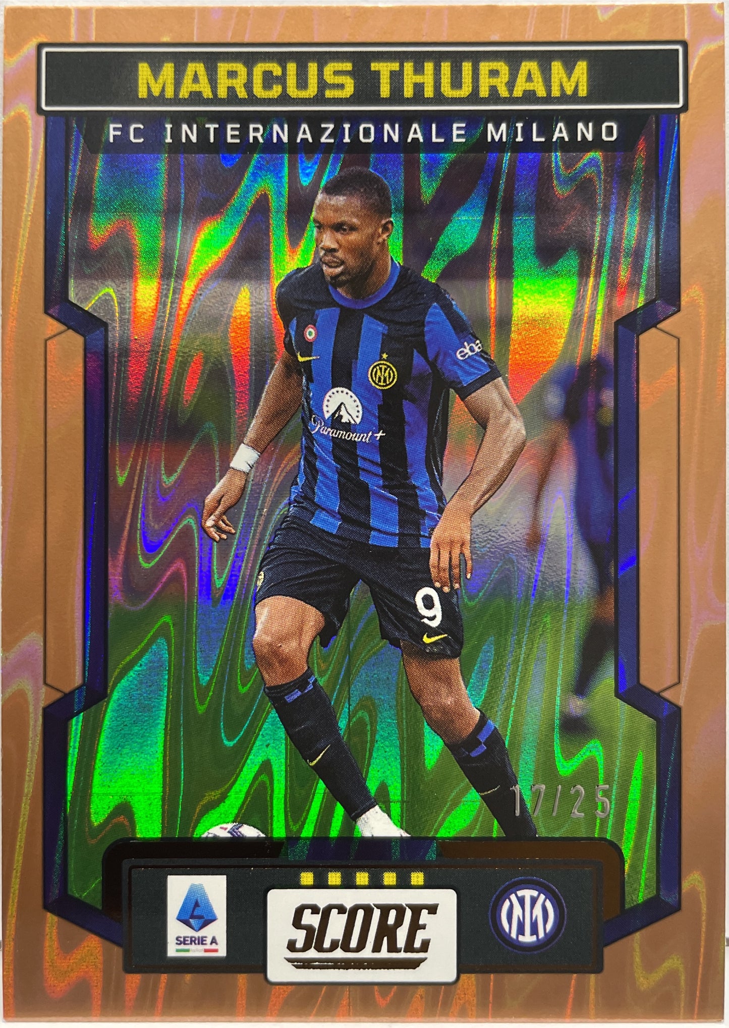 Marcus Thuram 17/25 Swirl Bronze Score Serie A 2023/24