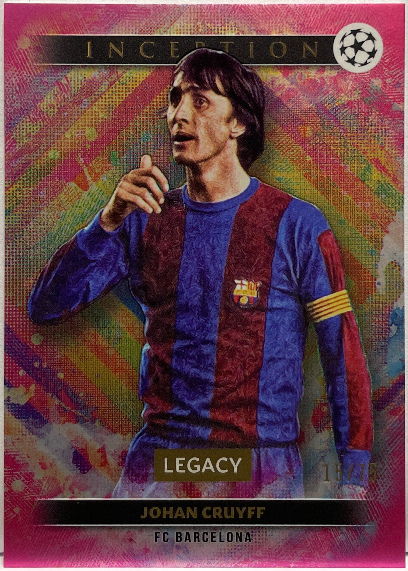 Johan Cruyff 15/75 Legacy Topps Inception 2024/25