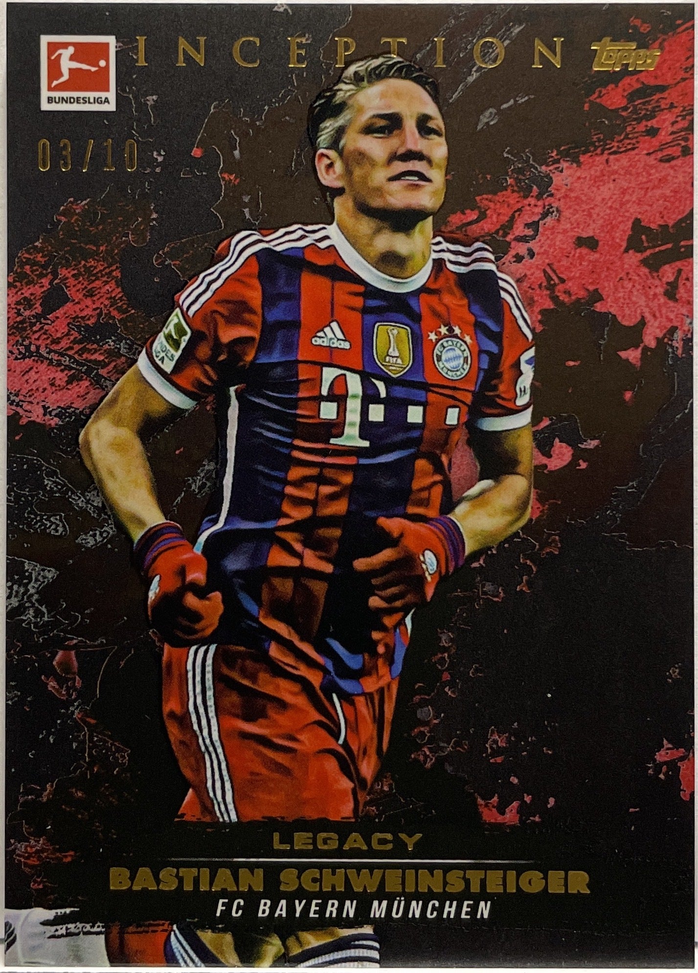 Bastian Schweinsteiger 3/10 Legacy Black Topps Inception 2024/25