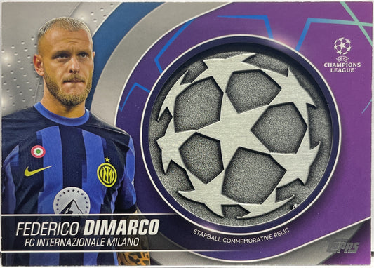 Federico DiMarco Starball Relic Topps UCC 2023/24
