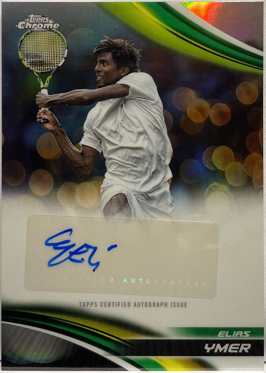 Eias Ymer Autograph Refractor Topps Chrome Tennis 2025