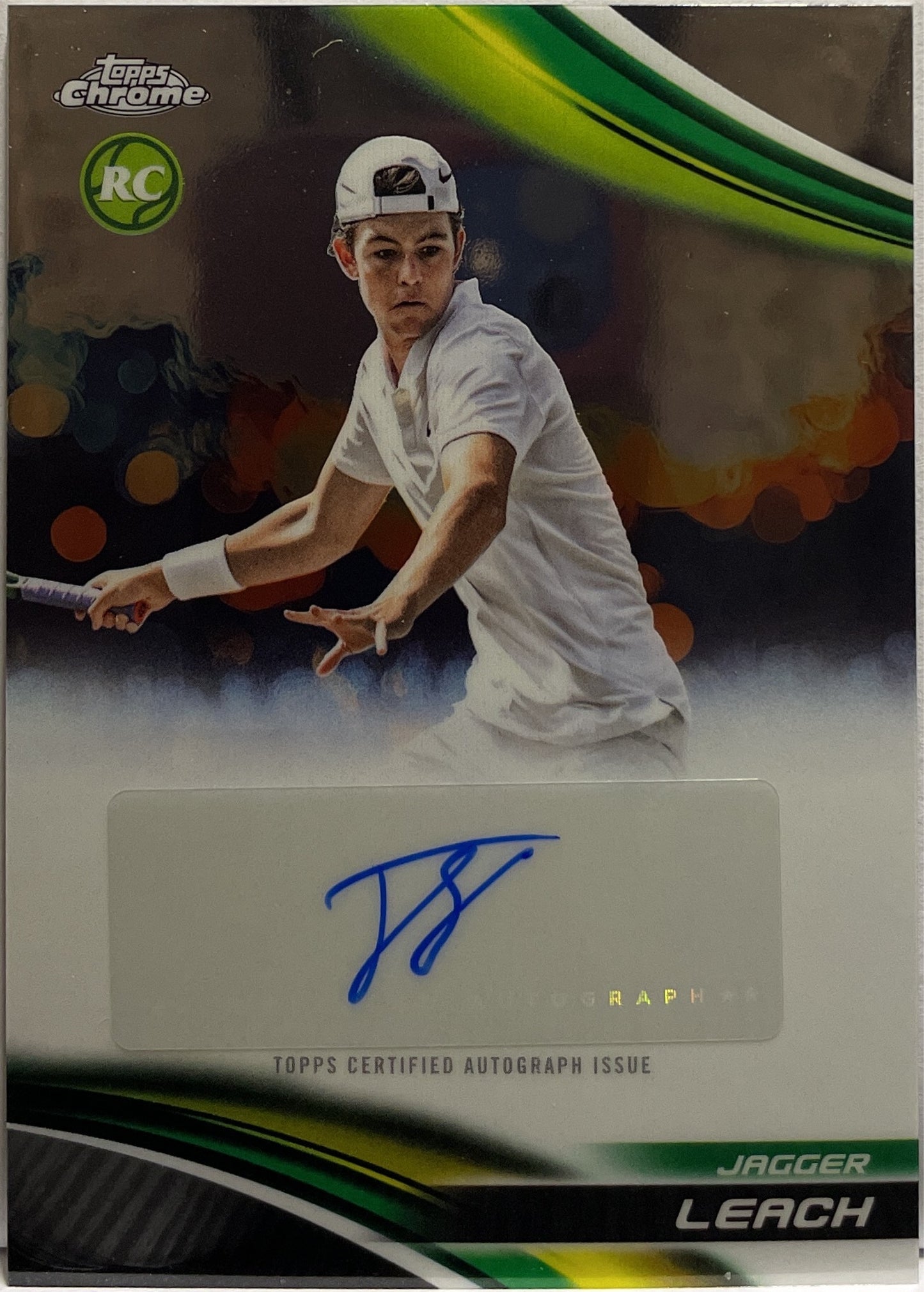 Jagger Leach Rookie Autograph Topps Chrome Tennis 2025