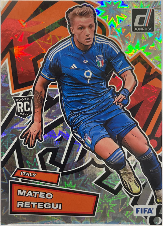 Mateo Retegui Rookie Kaboom Donruss Fifa 2023/24