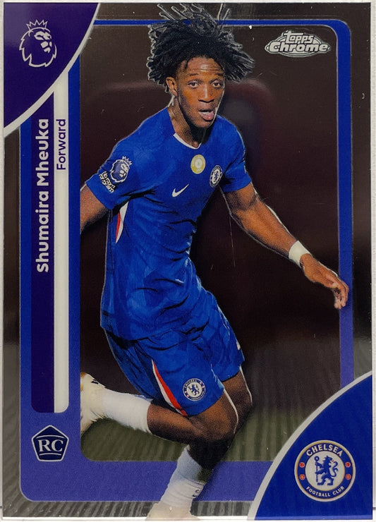 Shumaira Mheuka Rookie Topps Chrome Premier League EPL 2026