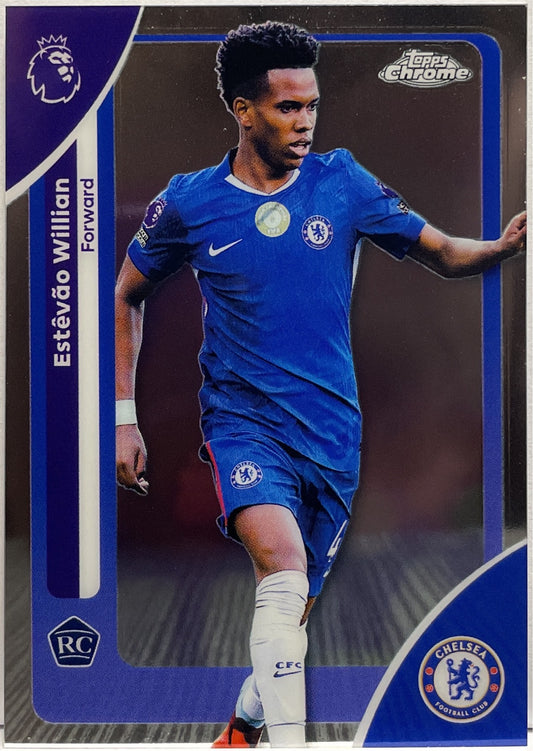 Estevao Willian Rookie Topps Chrome Premier League EPL 2026