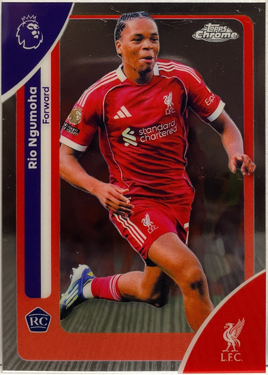 Rio Ngumoha Rookie Topps Chrome Premier League EPL 2026
