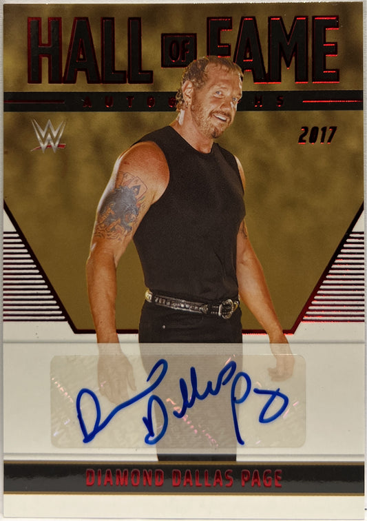 Diamond Dallas Page Autograph Hall Of Fame Red Chronicles WWE 2022