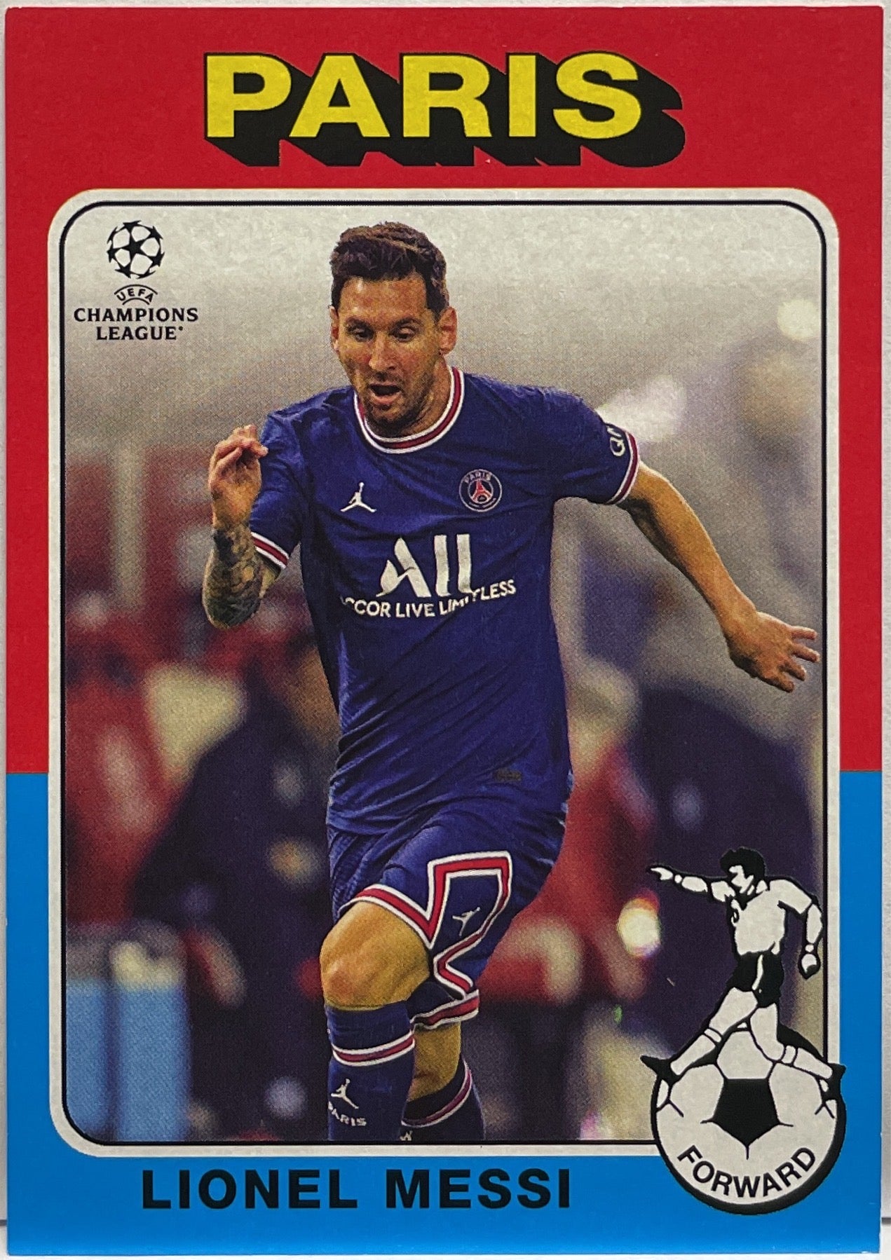 Lionel Messi Topps Team Set PSG 2021/22