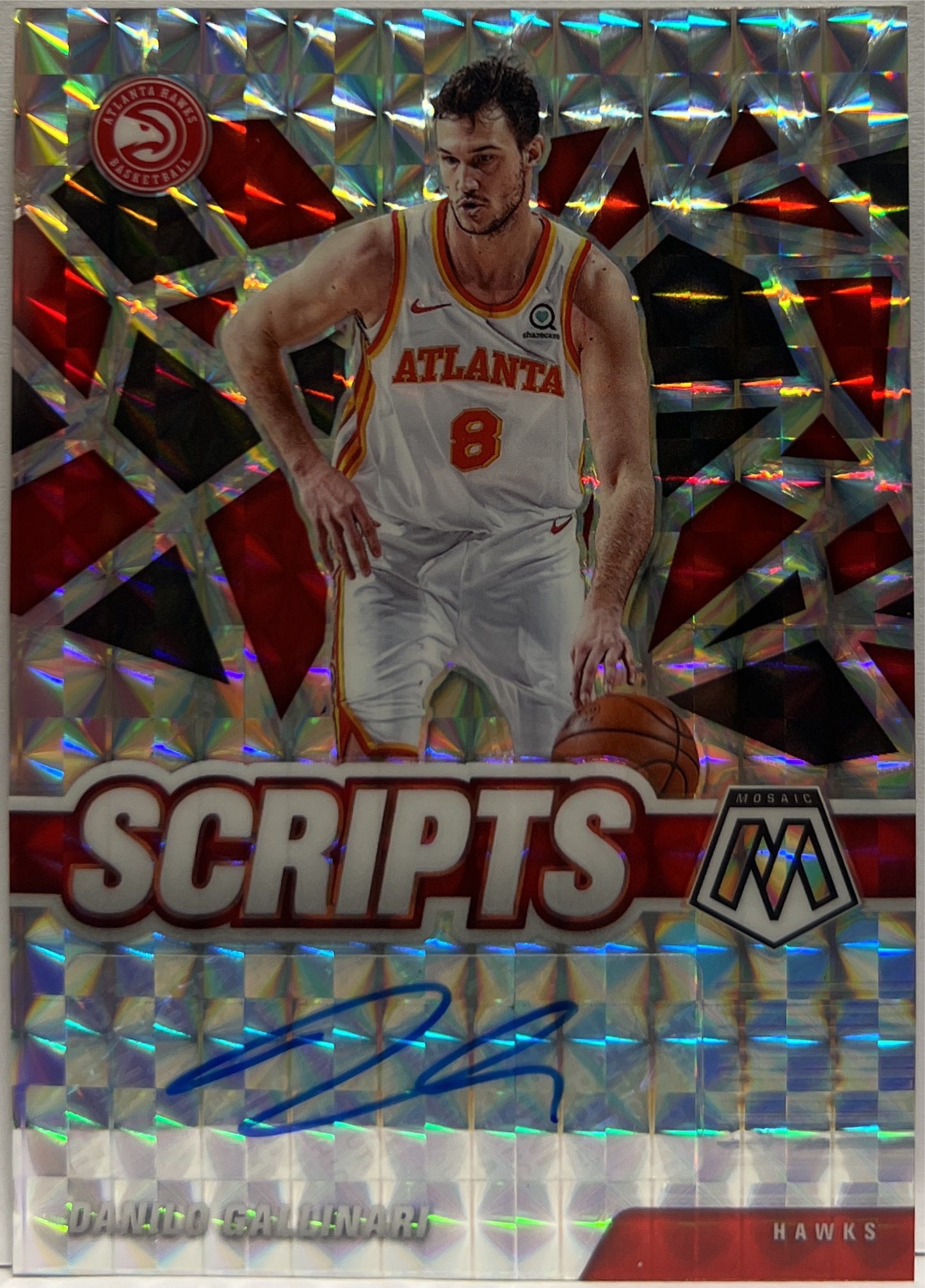 Danilo Gallinari Autograph Scripts Mosaic Basketball NBA 2020/21