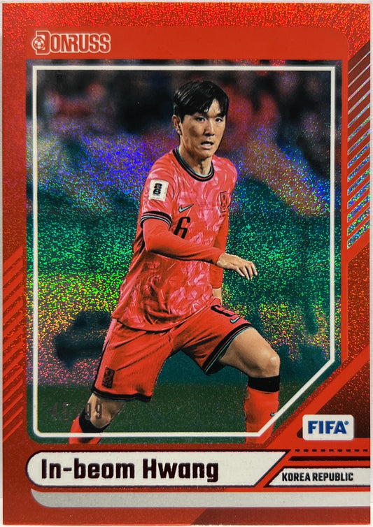 In Beom Hwang 45/99 Red Donruss Fifa 2024/25