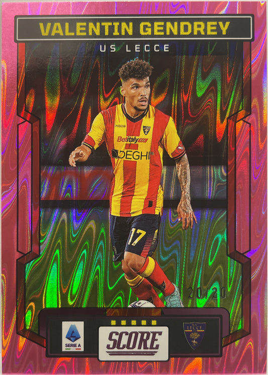 Valentin Gendrey 20/20 Pink Swirl Score Serie A 2023/24