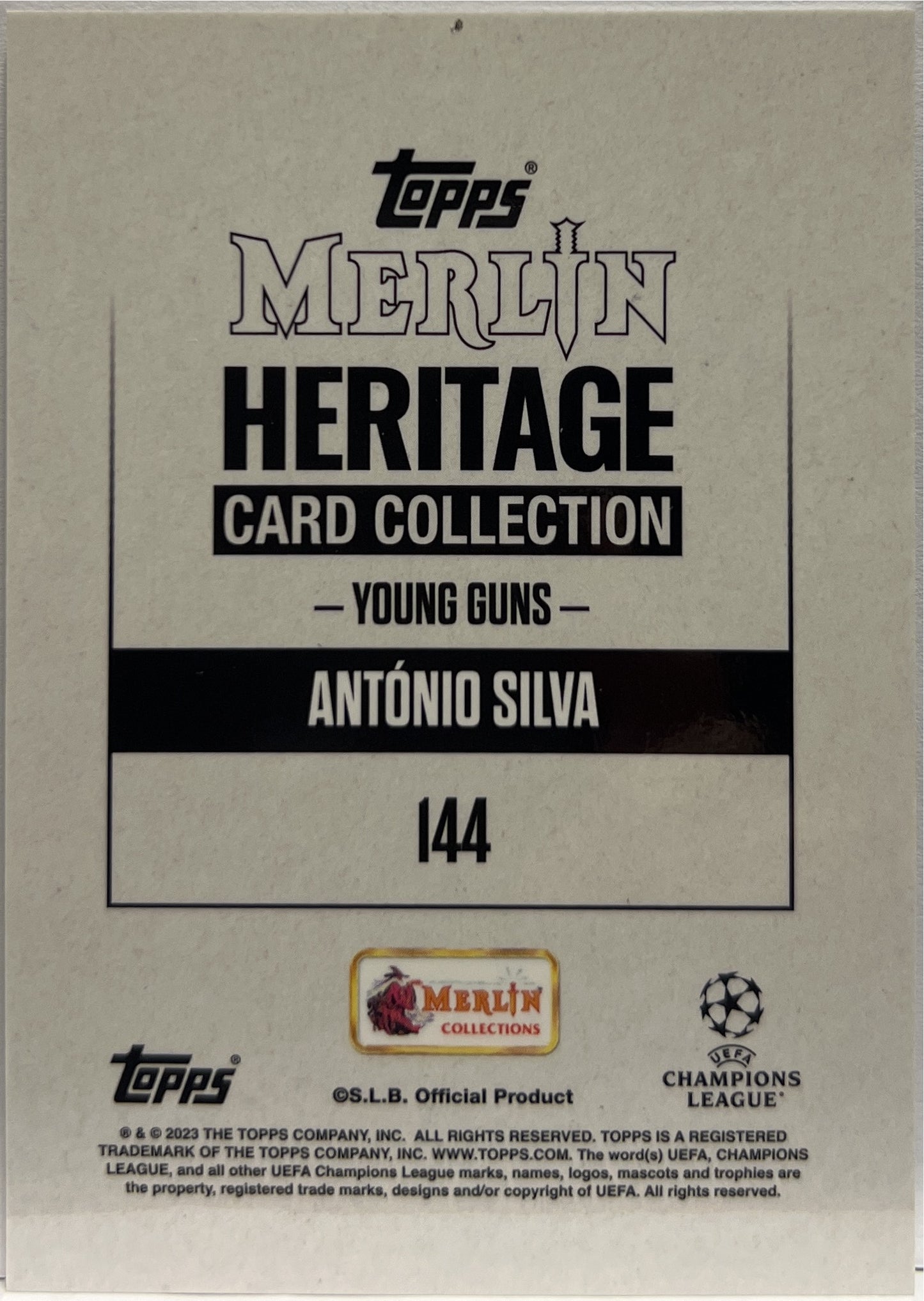 Antonio Silva 44/49 Autograph Green Topps Merlin Heritage 2023/24