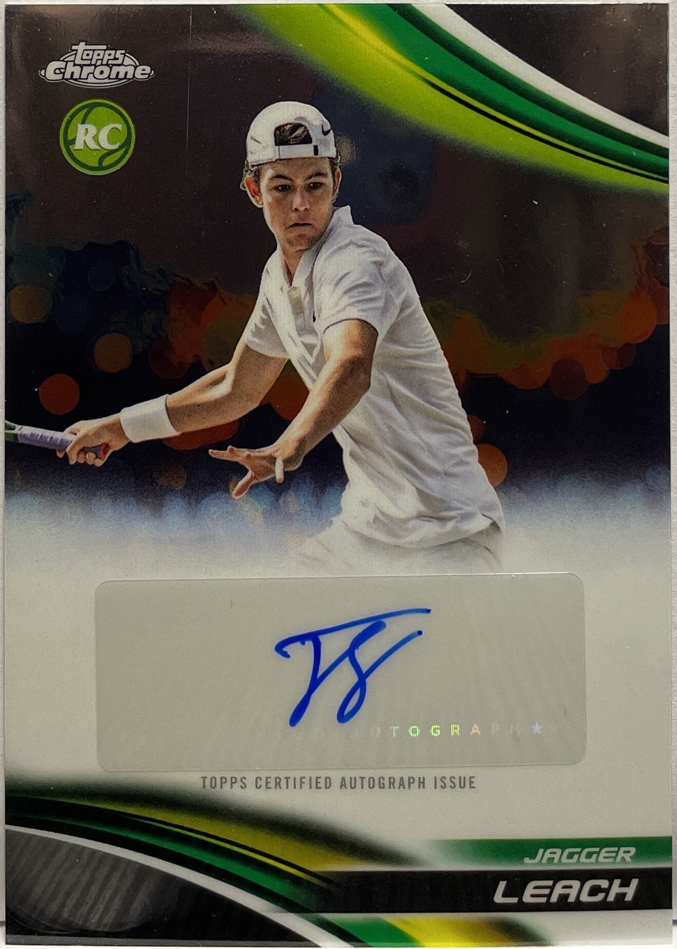 Jagger Leach Rookie Autograph Topps Chrome Tennis 2025