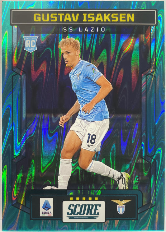 Gustav Isaksen 10/15 Rookie Swirl Score Serie A 2023/24