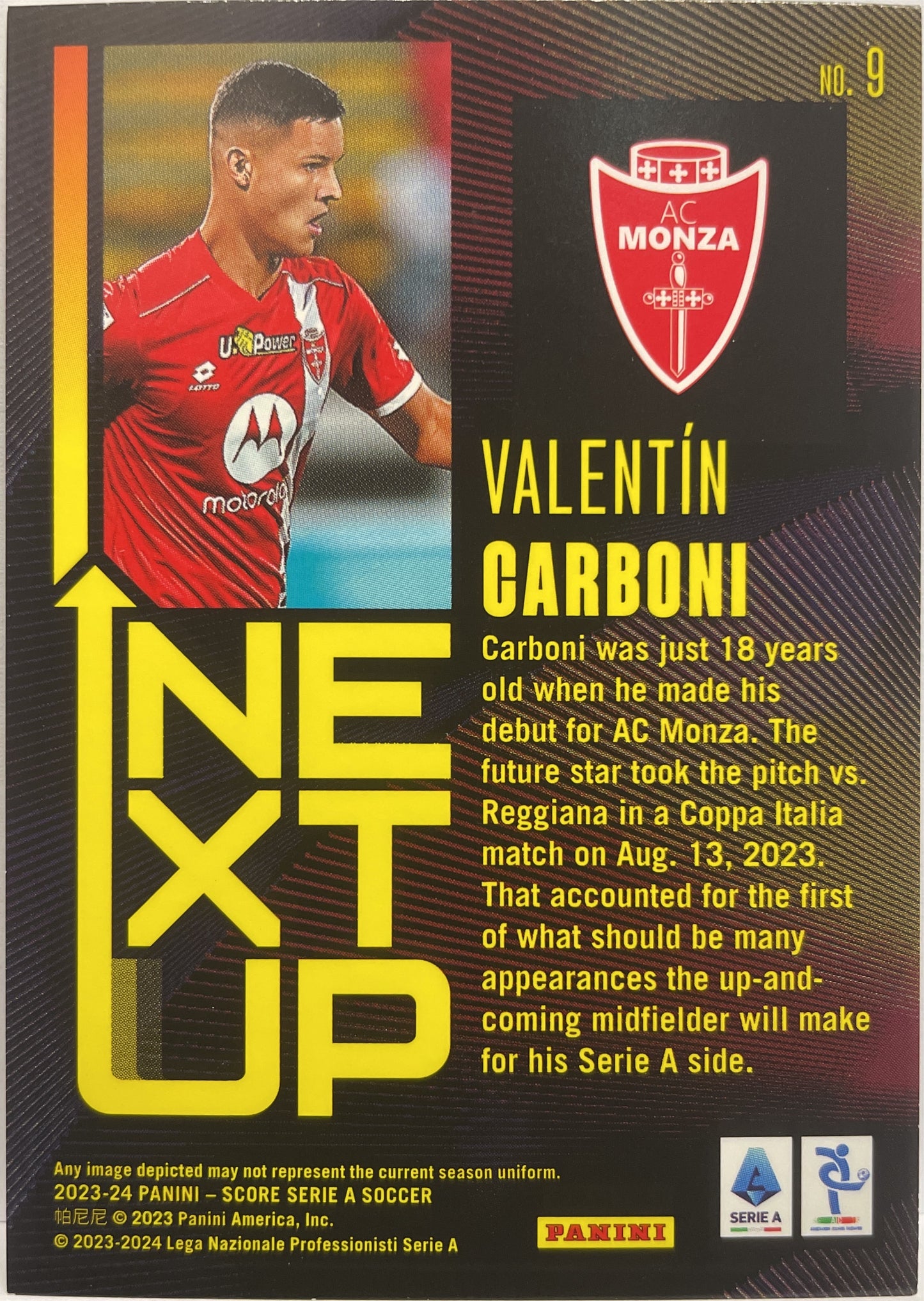 Valentin Carboni Netx Up Score Serie A 2023/24