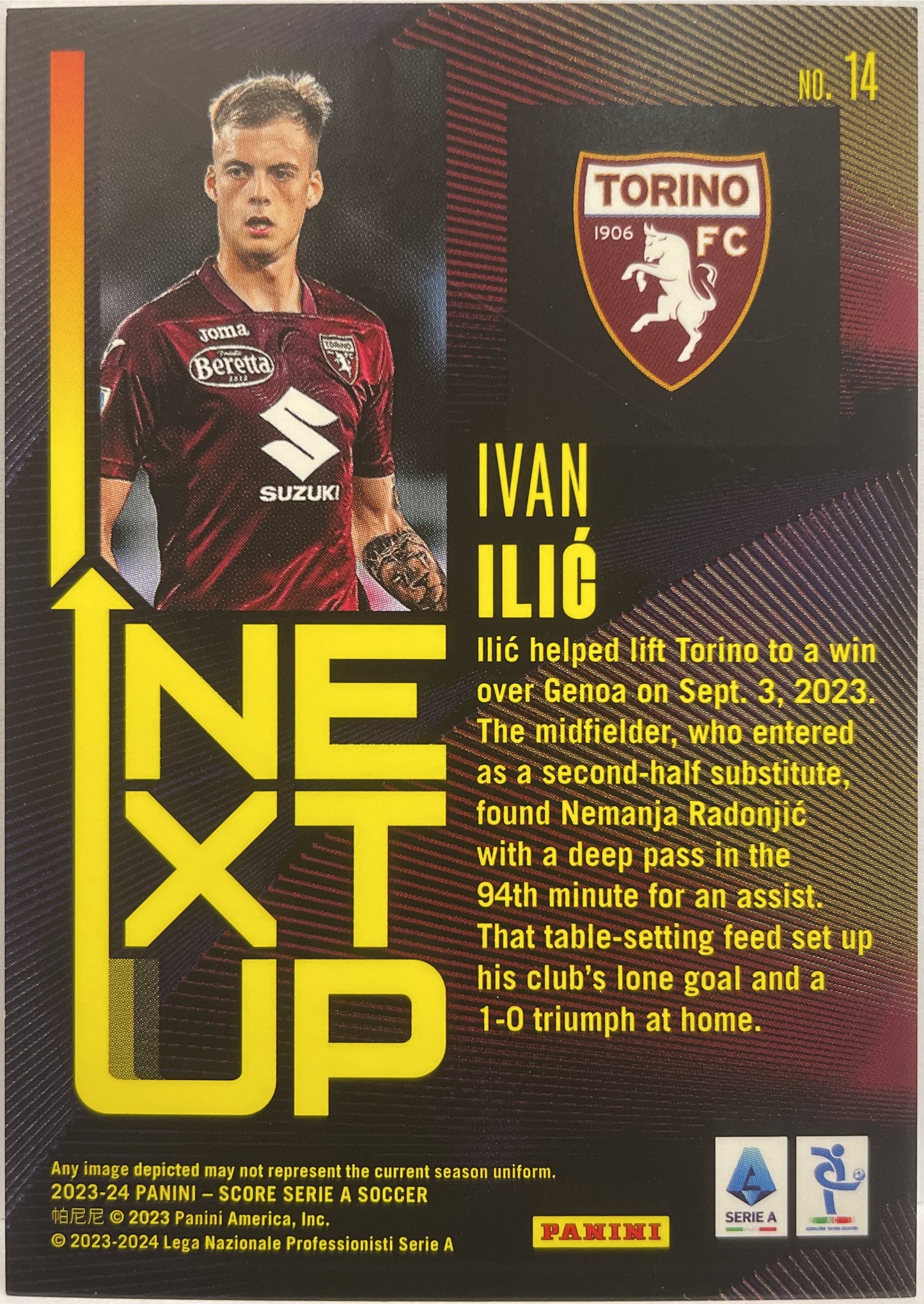 Ivan Ilic Netx Up Score Serie A 2023/24