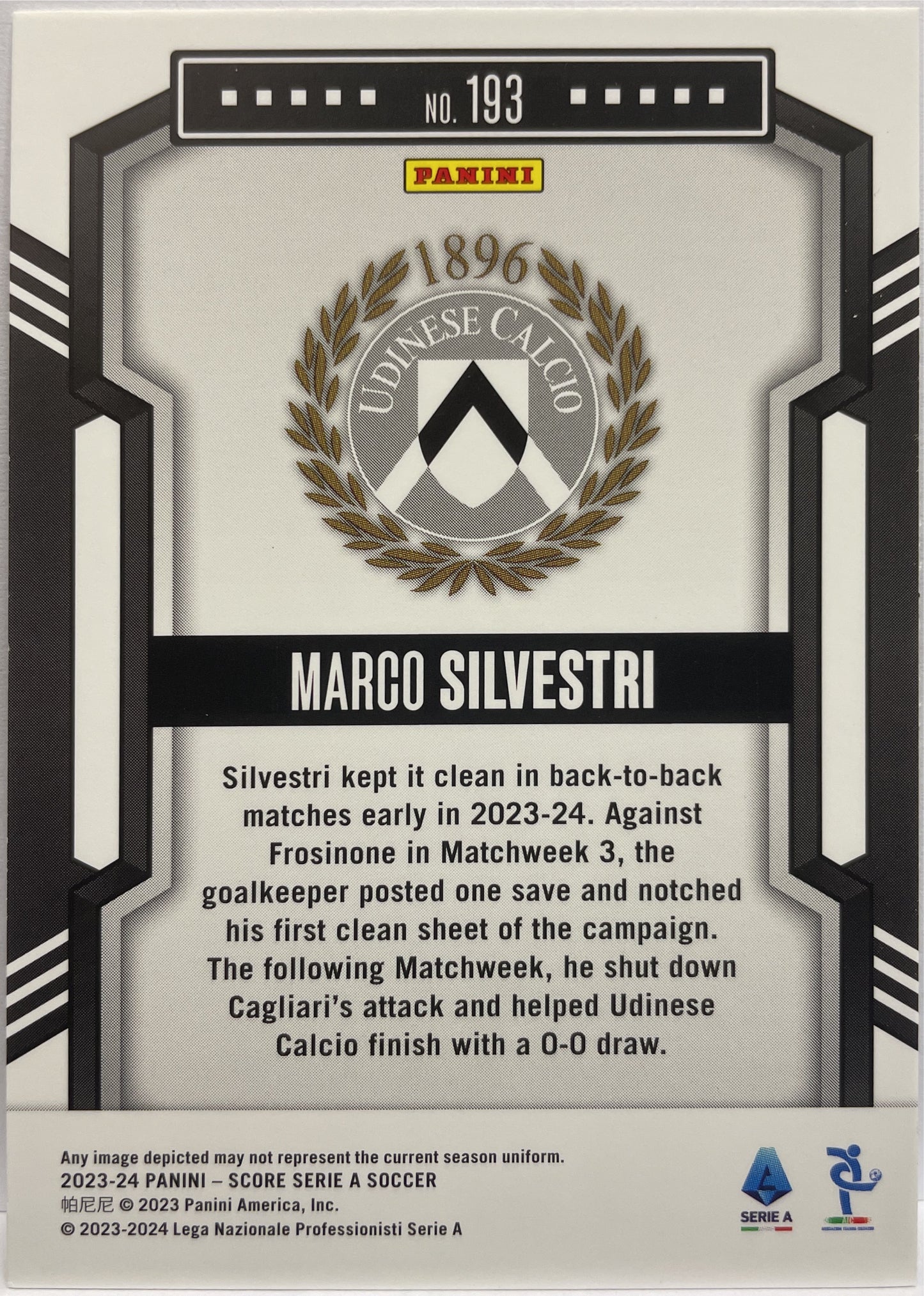 Marco Silvestri 2/25 Bronze Swirl Score Serie A 2023/24