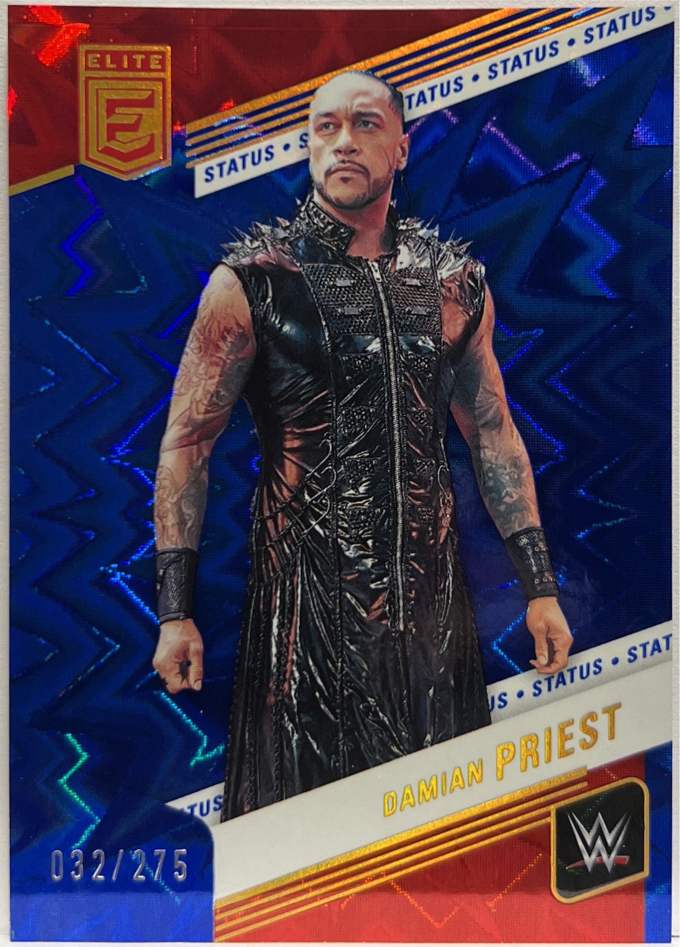 Damian Priest 32/275 Status Blue WWE Donruss Elite 2023