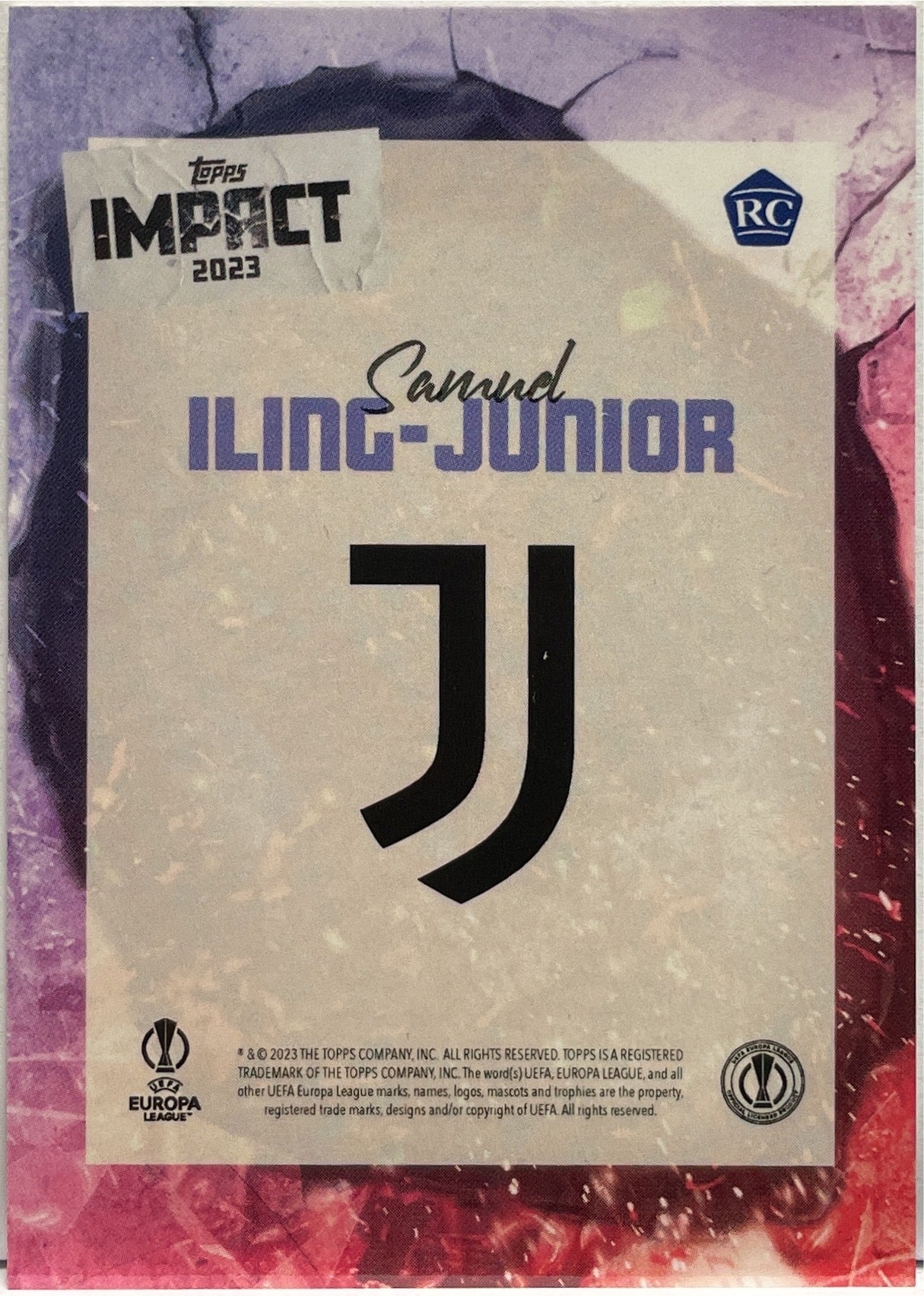 Samuel Iling-Junior 20/25 Rookie Autograph Topps Impact 2022/23