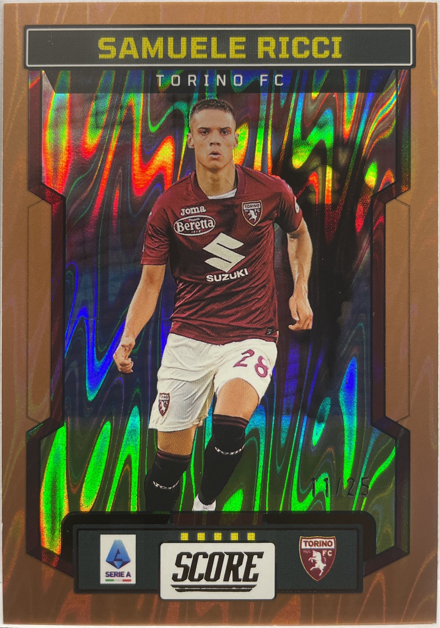 Samuele Ricci 11/25 Bronze Swirl Score Serie A 2023/24