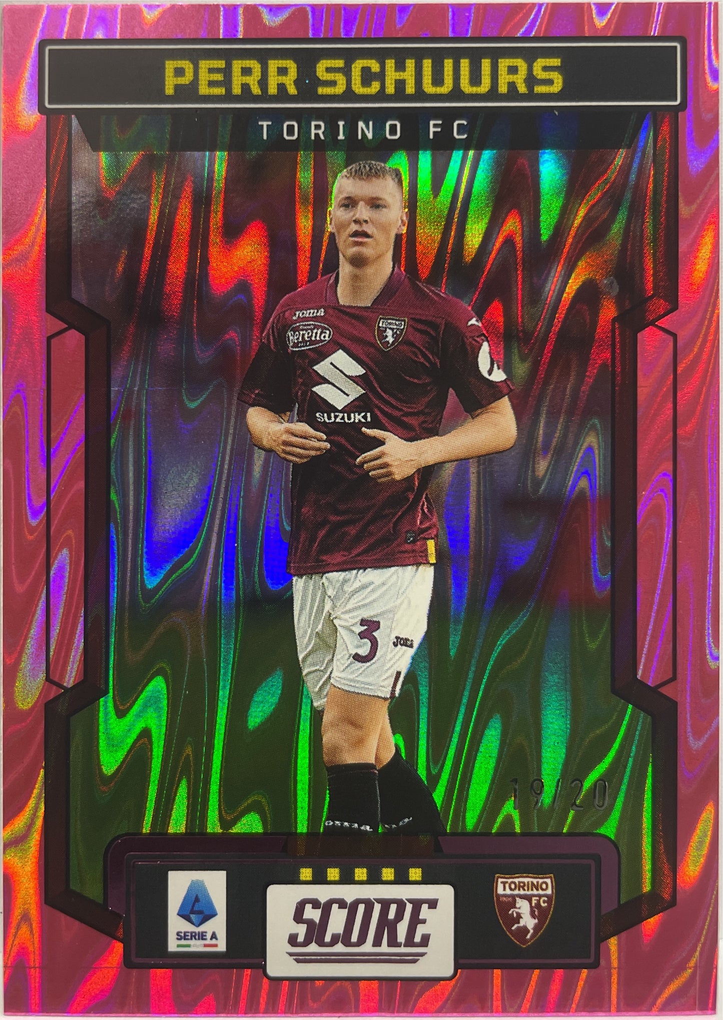 Perr Schuurs 19/20 Pink Swirl Score Serie A 2023/24