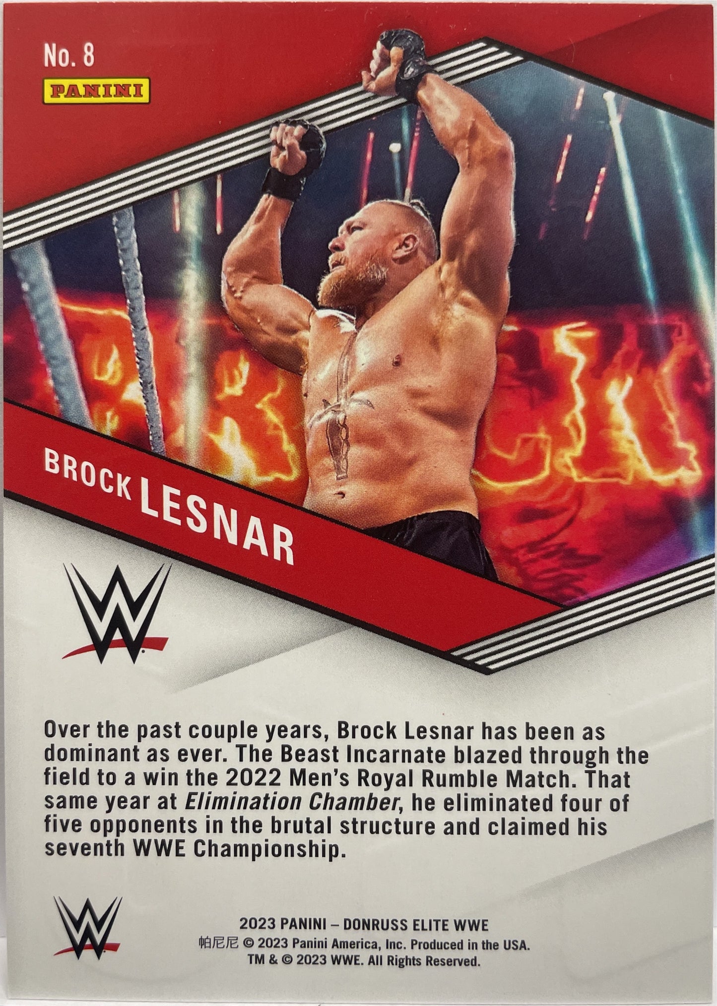 Brock Lesnar Spellbound O WWE Donruss Elite 2023