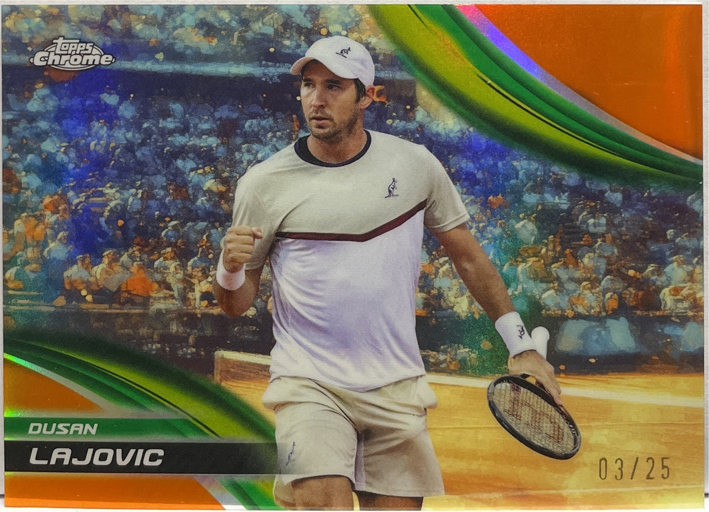 Dusan Lajovic 3/25 Topps Chrome Tennis 2025