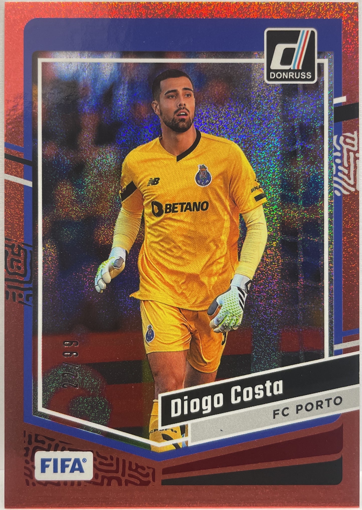 Diogo Costa 22/99 Red Donruss Fifa 2023/24