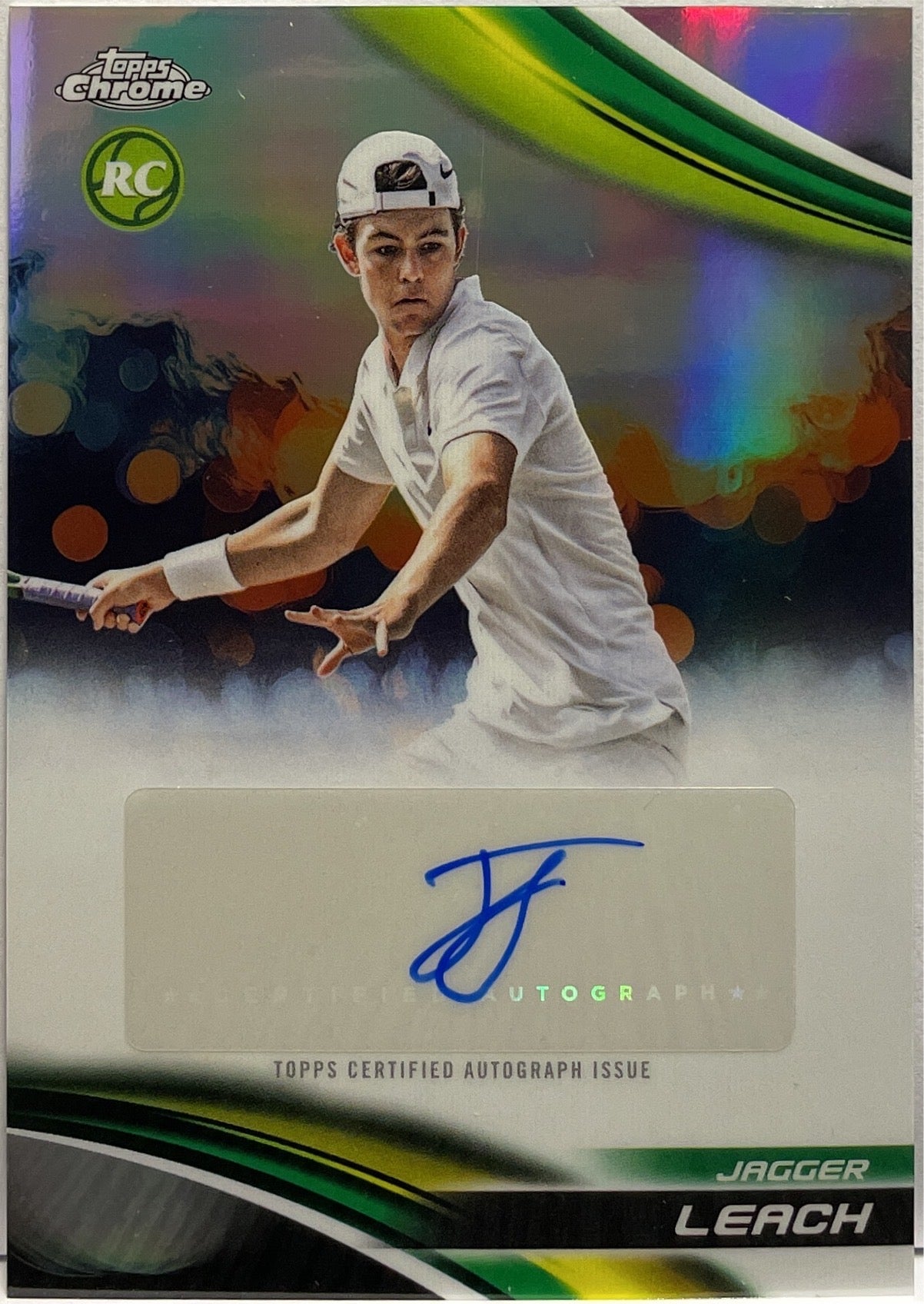 Jagger Leach Rookie Autograph Refractor Topps Chrome Tennis 2025