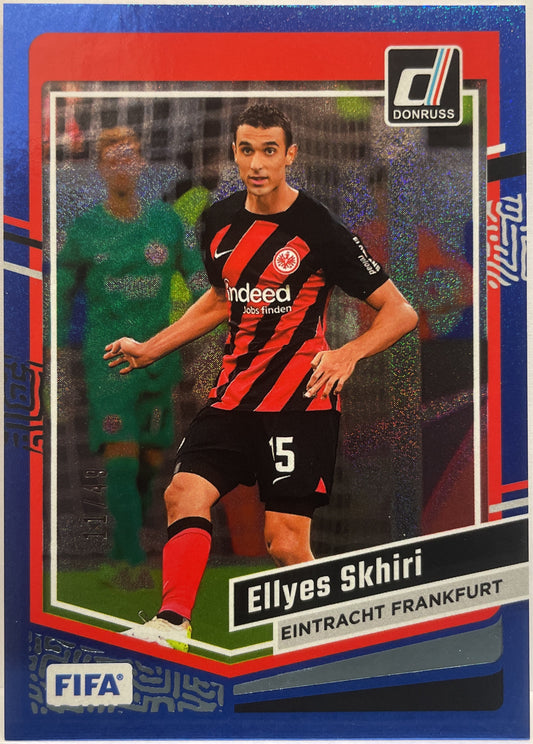 Ellyes Skhiri 11/49 Blue Donruss Fifa 2023/24