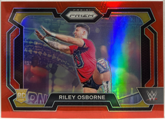 Riley Osborne 161/299 Rookie Red Panini Prizm WWE 2024