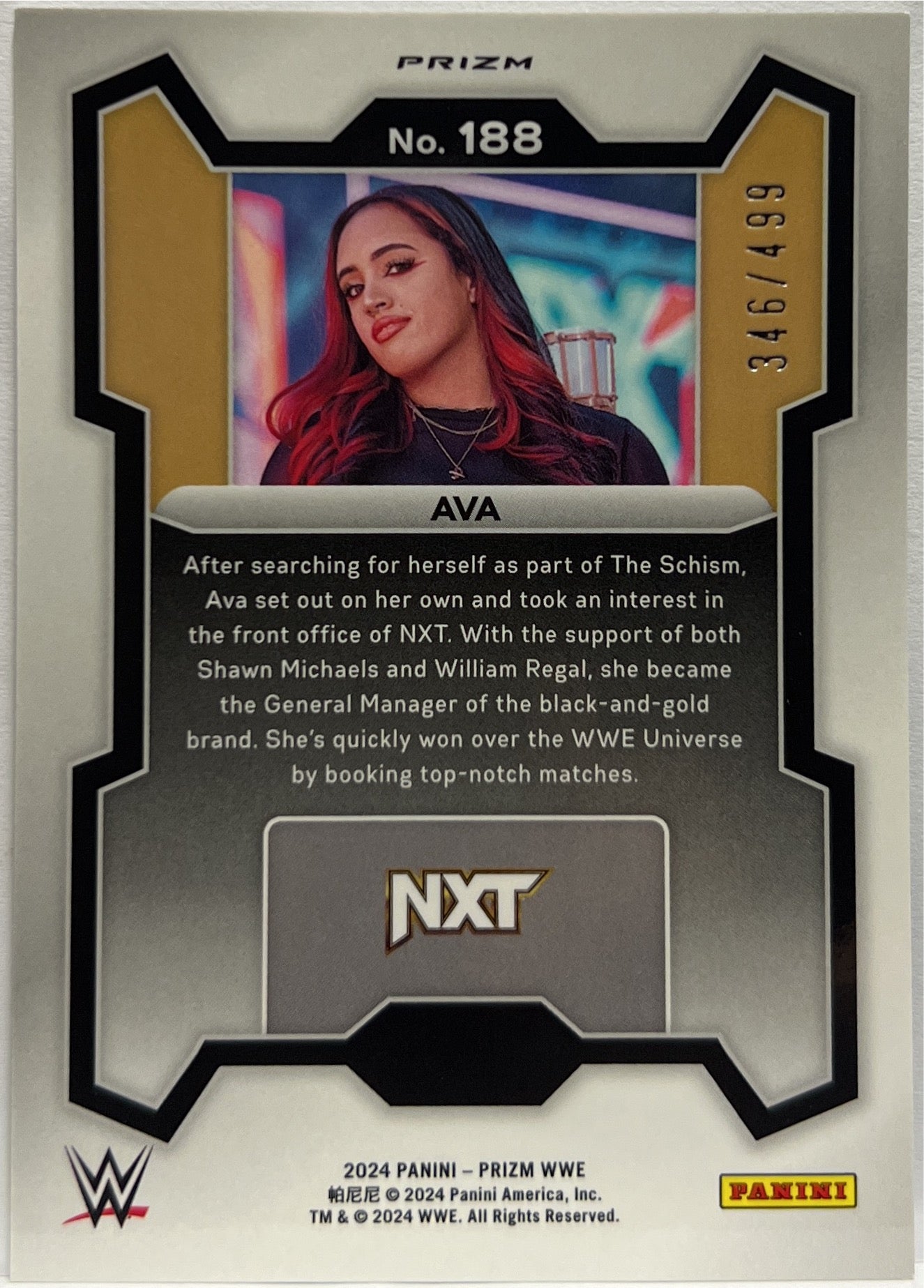 Ava 346/499 Pulsar Panini Prizm WWE 2024