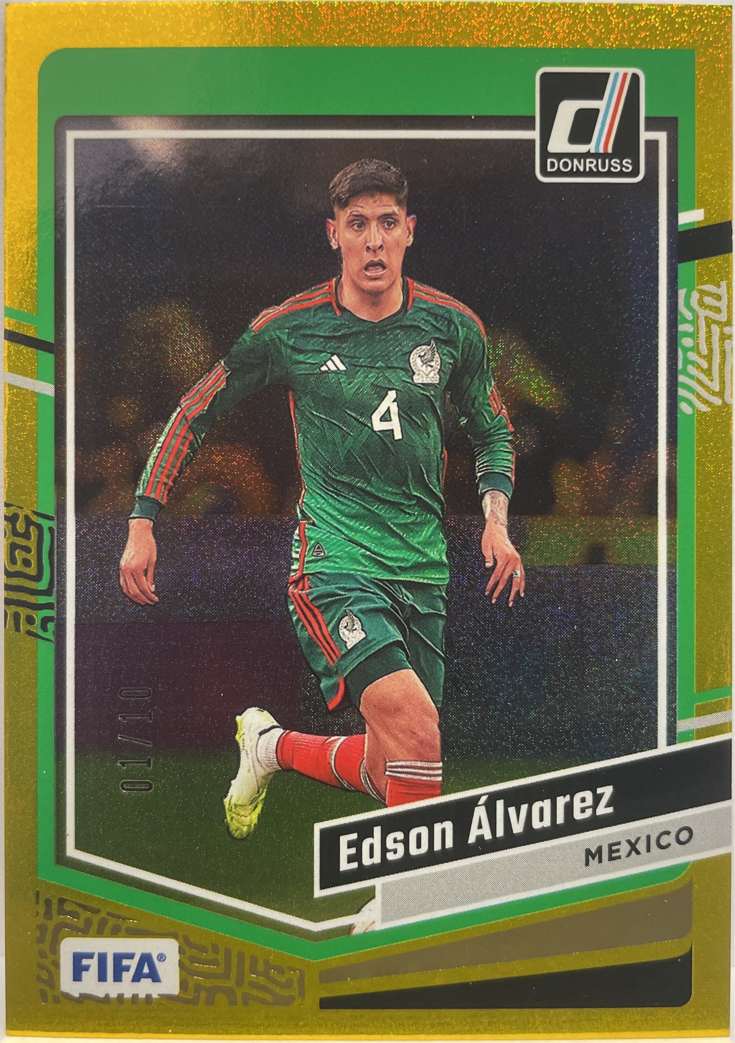 Edson Alvarez 1/10 Gold Donruss Fifa 2023/24