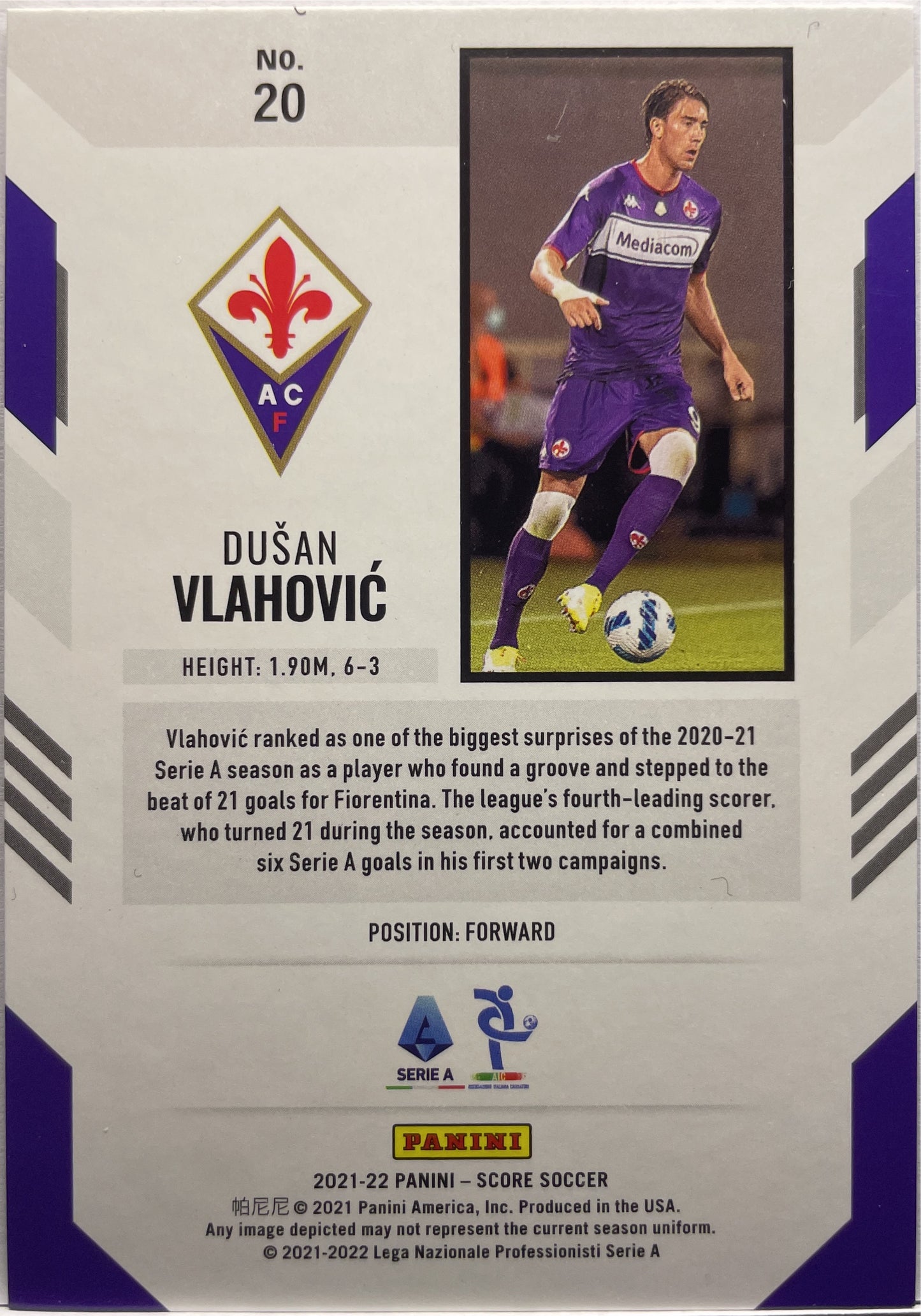 Dusan Vlahovic 39/49 Score Fifa 2021/22