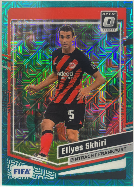 Ellyes Skhiri 49/49 Teal Mojo Optic Donruss Fifa 2023/24