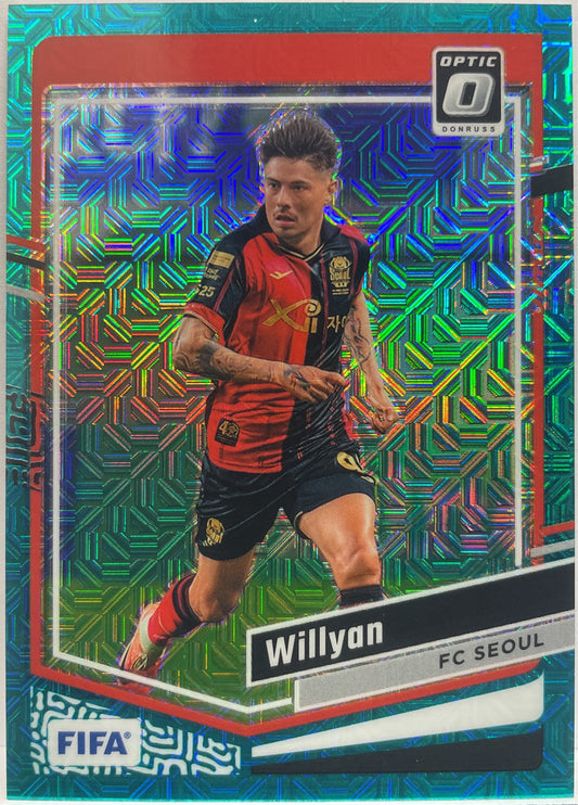 Willyan 19/49 Teal Mojo Optic Donruss Fifa 2023/24