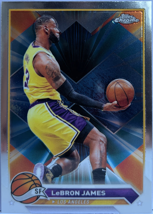 Lebron James Topps Chrome Basketball NBA 2023/24