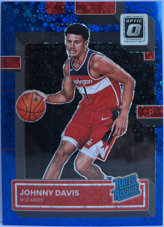 Johnny Davis 6/49 Rated Rookie Blue Donruss Optic Basketball NBA 2022/23