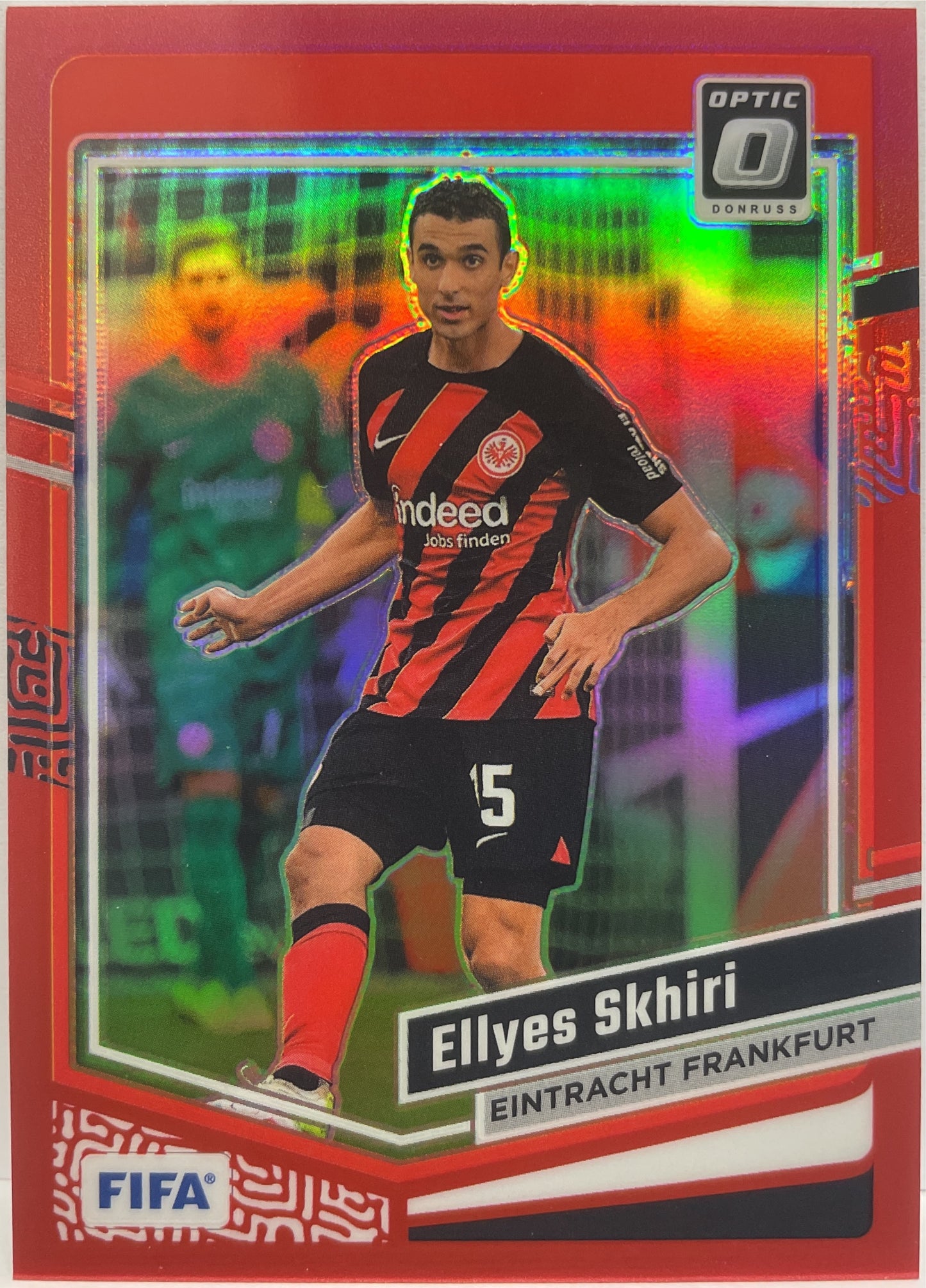 Ellyes Skhiri 25/299 Red Optic Donruss Fifa 2023/24