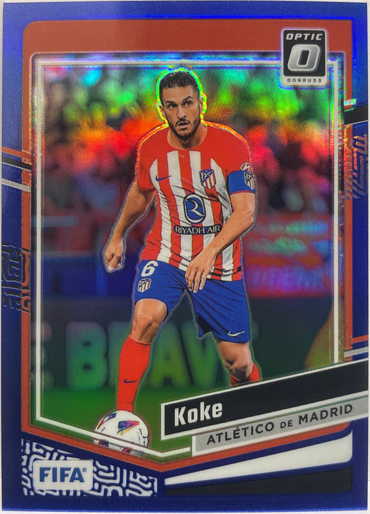 Koke 92/99 Blue Optic Donruss Fifa 2023/24