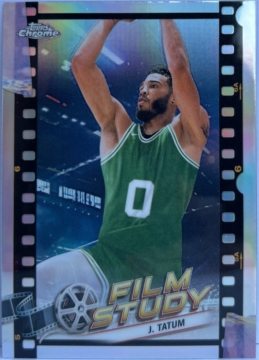 Jayson Tatum Film Study Topps Chrome Basketball NBA 2023/24