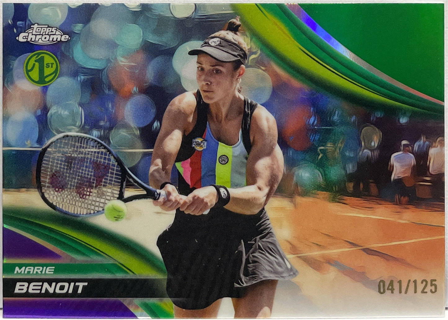 Marie Benoit 41/125 Purple 1ST Topps Chrome Tennis 2025