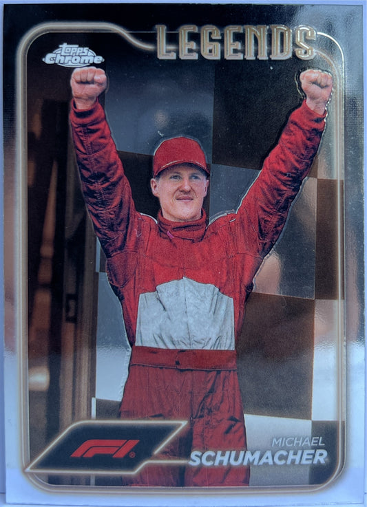 Michael Schumacher Legends Topps Chrome F1 2024