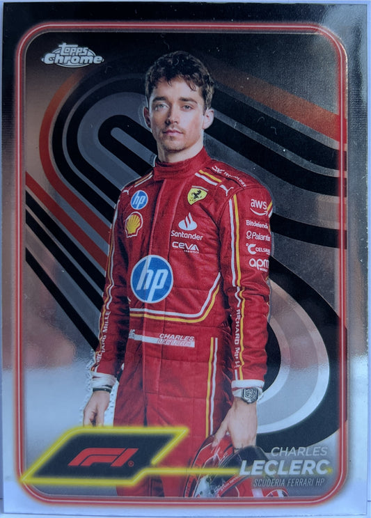 Charles Leclerc Topps Chrome F1 2024
