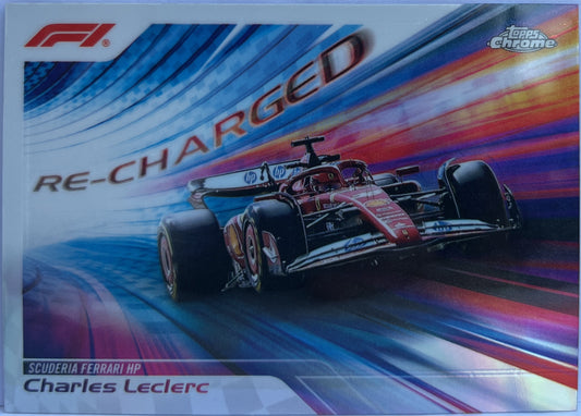 Charles Leclerc Re-Charged Topps Chrome F1 2024