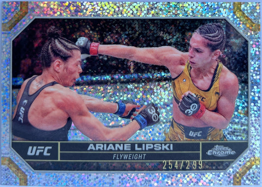 Ariane Lipski 254/299 Speckle Topps Chrome UFC 2025