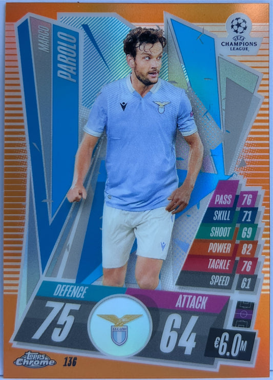 Marco Parolo 1/125 Topps Chrome Match Attax