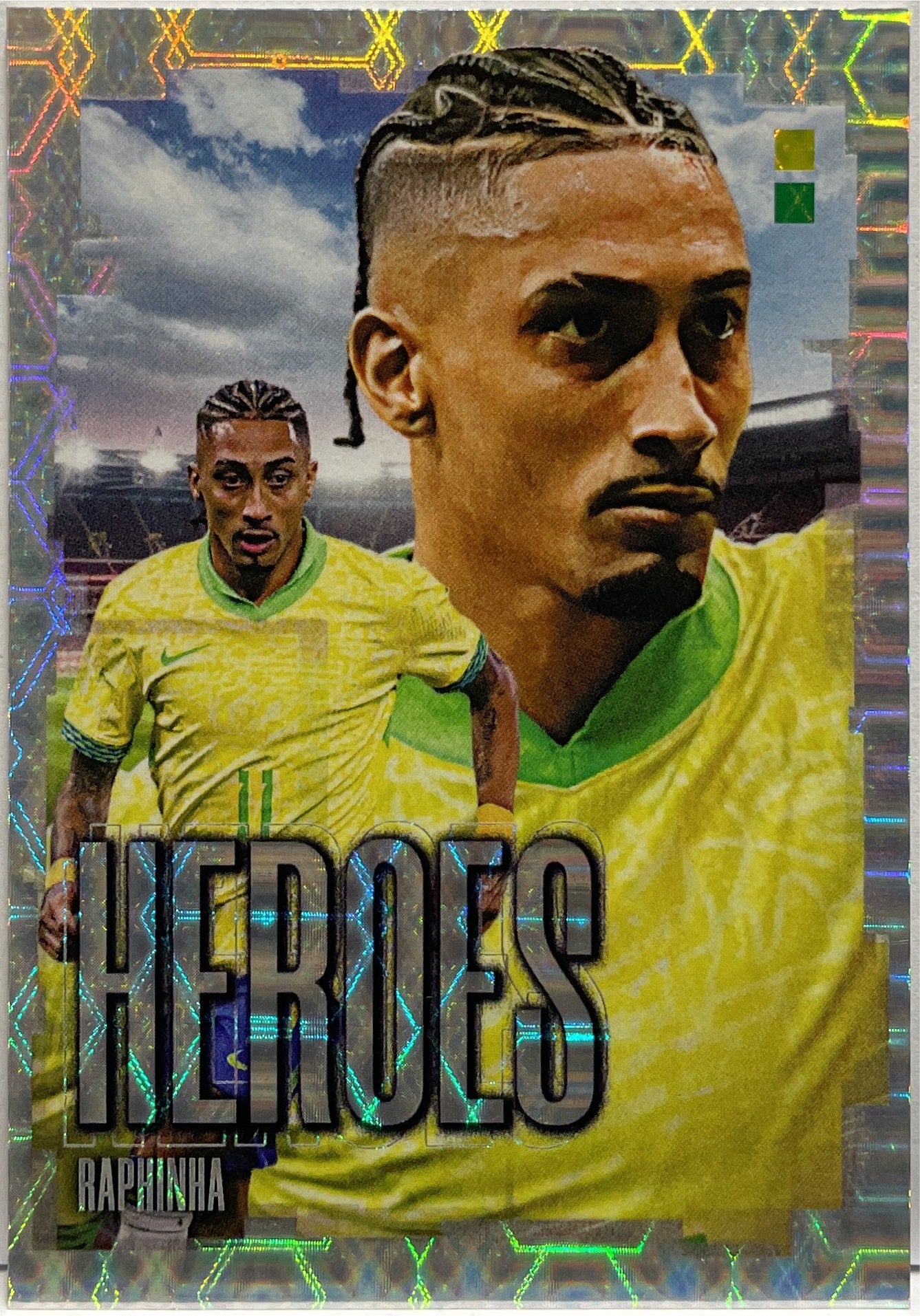Raphinha 1/1 Heroes Futera Fans Selection 2025