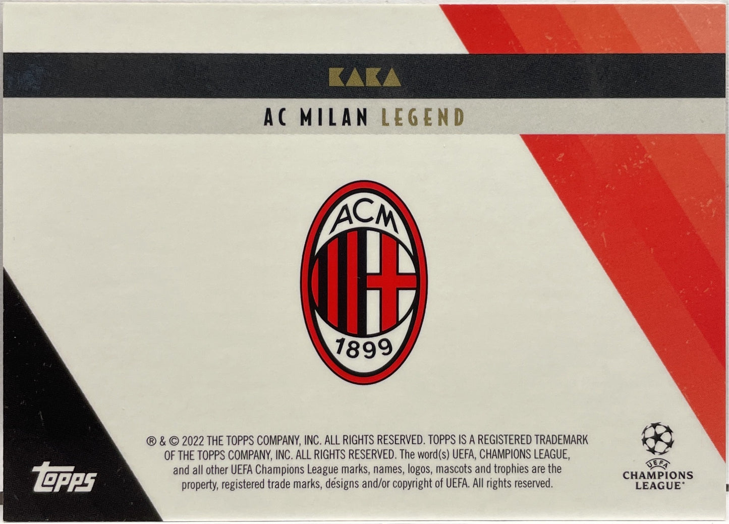 Kaka 10/10 Legend Topps Deco 2021/22