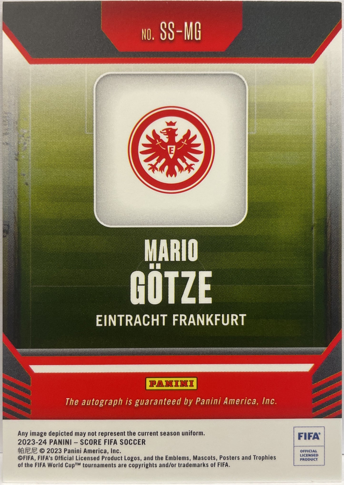 Mario Gotze 182/199 Autograph Score Fifa 2023/24